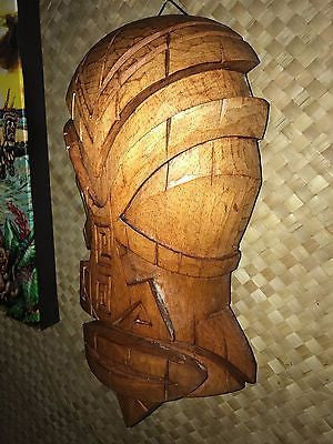 New Marquesan Tiki Mask by Doug Horne and Smokin' Tikis Hawaii 1211f