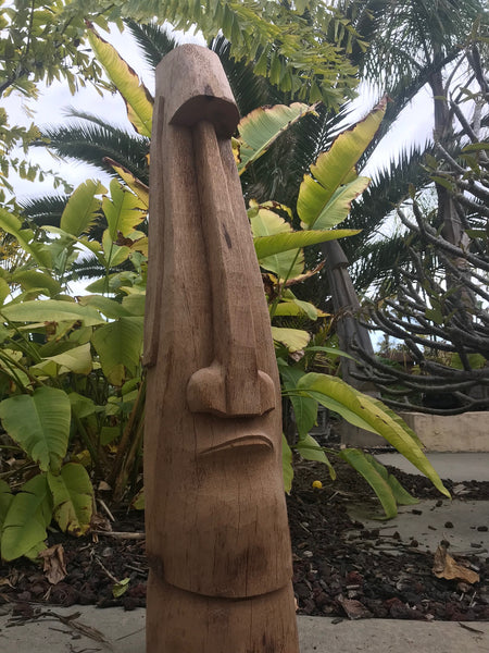 3'3" Easter Island Style Moai tiki