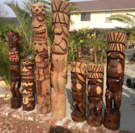 Coconut Palm Tikis