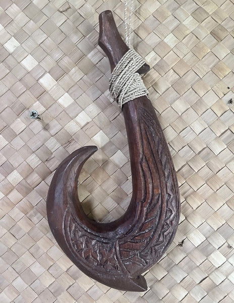 Tattooed Makau or Hawaiian Fish Hook reproduction