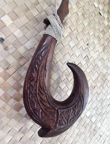 Tattooed Makau or Hawaiian Fish Hook reproduction