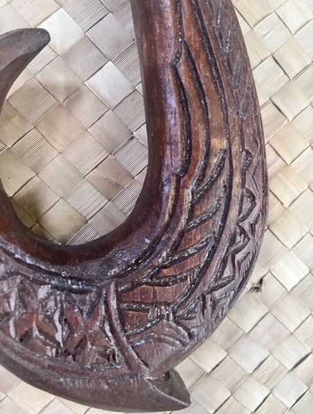 Tattooed Makau or Hawaiian Fish Hook reproduction
