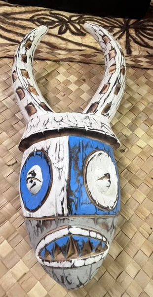 NEW Disney Style Horned Tiki Mask produced by Smokin' Tikis