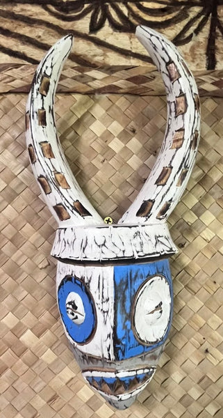 NEW Disney Style Horned Tiki Mask produced by Smokin' Tikis