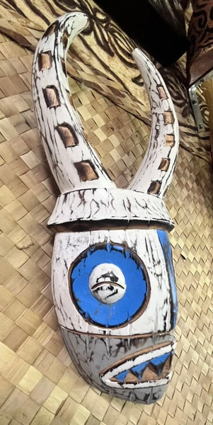 NEW Disney Style Horned Tiki Mask produced by Smokin' Tikis