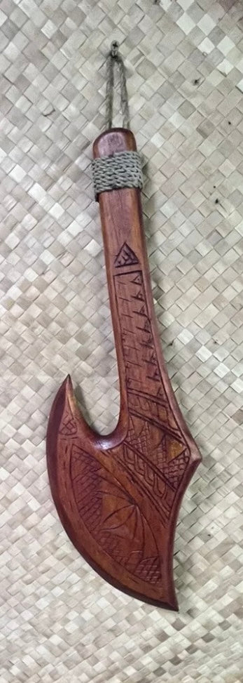 NEW Fijian style war axe produced  by Smokin Tikis