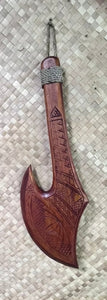 NEW Fijian style war axe produced  by Smokin Tikis