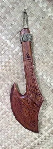 NEW Fijian style war axe produced  by Smokin Tikis
