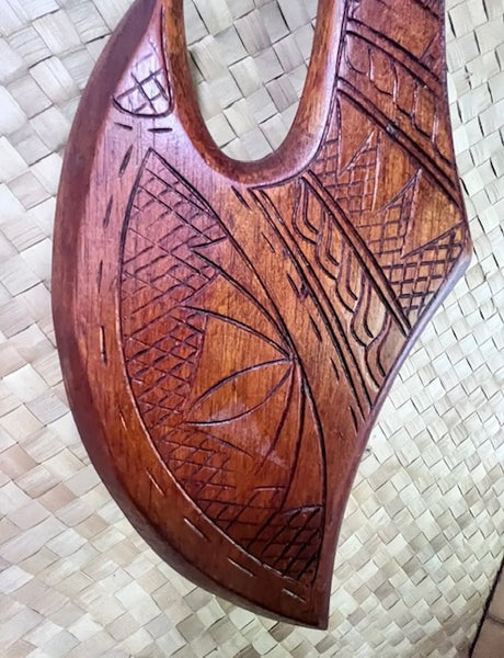 NEW Fijian style war axe produced  by Smokin Tikis