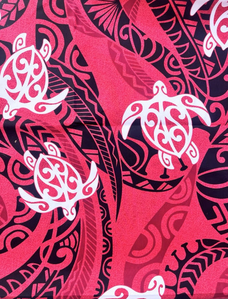 Retro Basket Lamp with Sea turtles and Hawaiian style tattoos