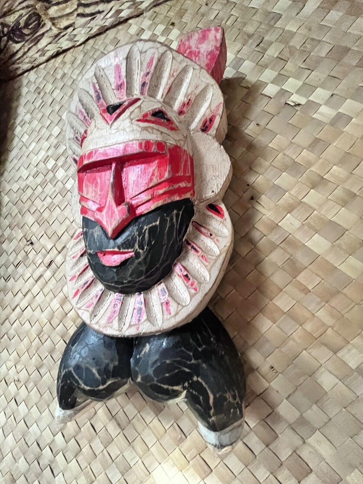 Mini PNG Style Tiki Man Mask by Smokin' Tikis Hawaii