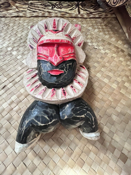 Mini PNG Style Tiki Man Mask by Smokin' Tikis Hawaii