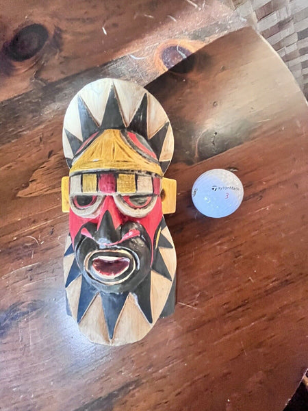 Mini PNG Style Traditional Sepik River Tiki Mask by Smokin' Tikis Hawaii