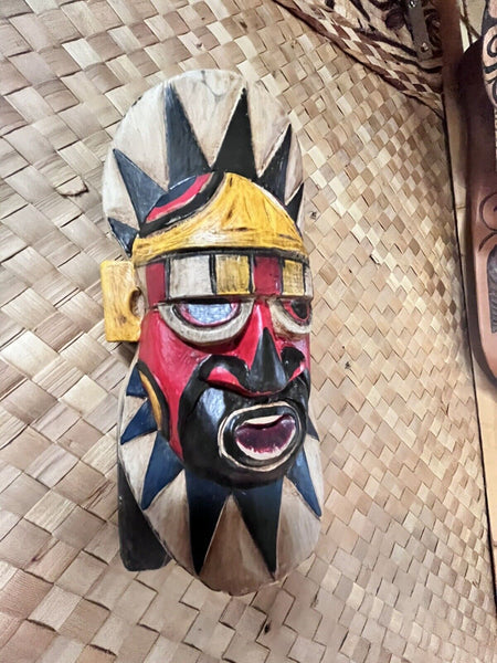 Mini PNG Style Traditional Sepik River Tiki Mask by Smokin' Tikis Hawaii