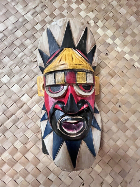 Mini PNG Style Traditional Sepik River Tiki Mask by Smokin' Tikis Hawaii