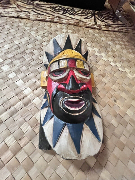 Mini PNG Style Traditional Sepik River Tiki Mask by Smokin' Tikis Hawaii