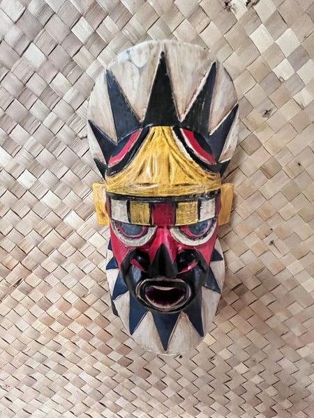 Mini PNG Style Traditional Sepik River Tiki Mask by Smokin' Tikis Hawaii