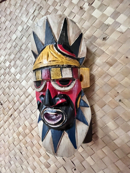 Mini PNG Style Traditional Sepik River Tiki Mask by Smokin' Tikis Hawaii
