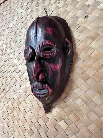 Mini PNG Style Goatee Tiki Mask by Smokin' Tikis Hawaii