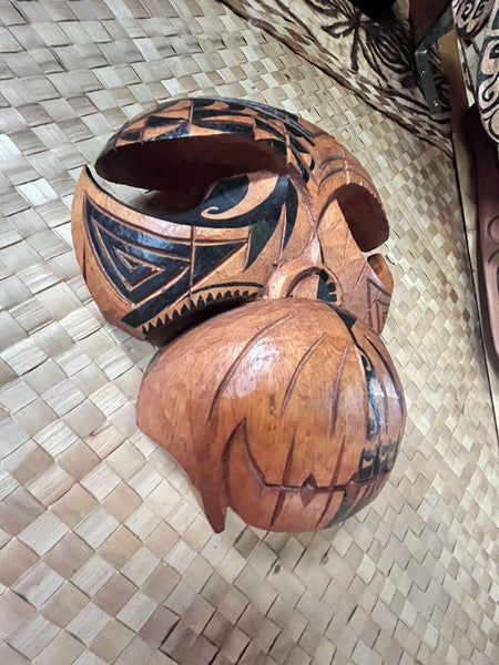 New Tattooed Monkey Skull Mini-Mask Doug Horne Designed by Smokin' Tikis