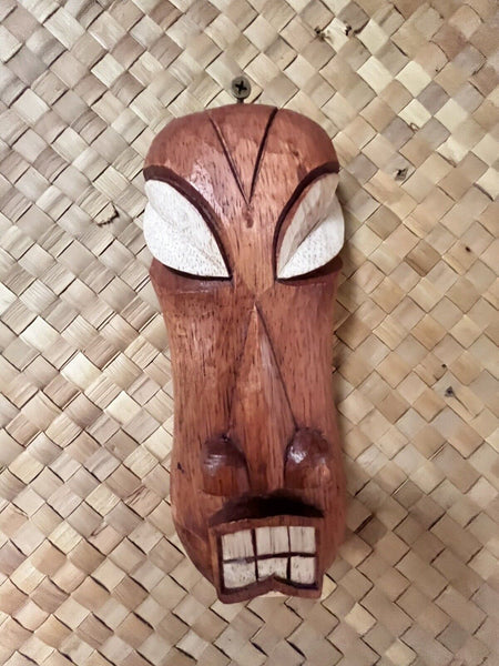 New Mini-Mask Doug Horne Designed Grimace Tiki Mask by Smokin' Tikis Hawaii