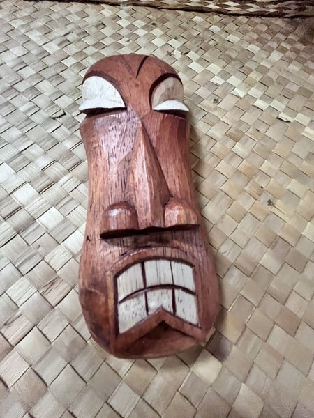 New Mini-Mask Doug Horne Designed Grimace Tiki Mask by Smokin' Tikis Hawaii