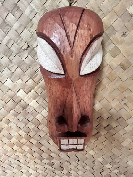 New Mini-Mask Doug Horne Designed Grimace Tiki Mask by Smokin' Tikis Hawaii