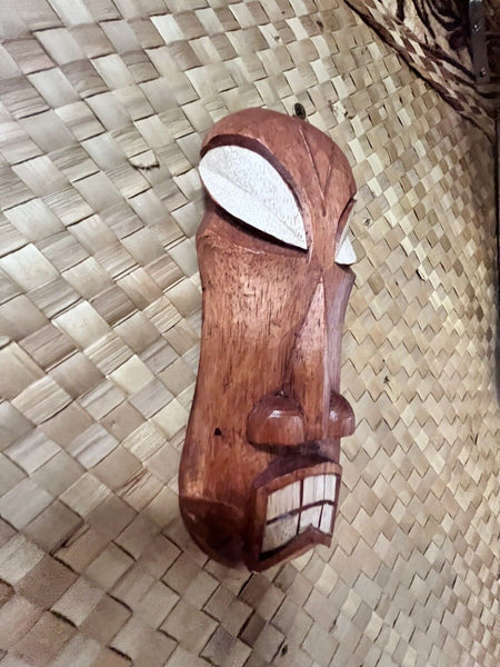 New Mini-Mask Doug Horne Designed Grimace Tiki Mask by Smokin' Tikis Hawaii