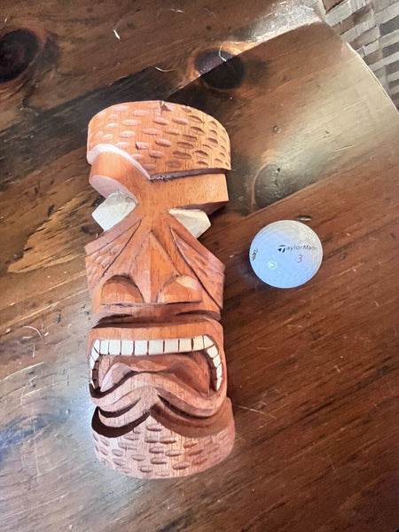 New Mini-Mask Doug Horne Designed Cockeyed Tiki Mask by Smokin' Tikis Hawaii