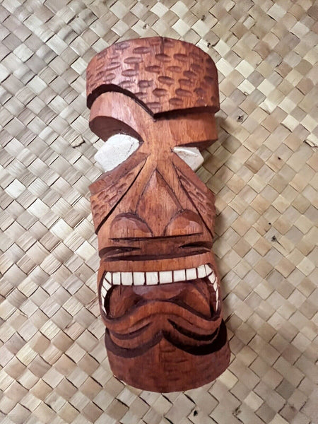 New Mini-Mask Doug Horne Designed Cockeyed Tiki Mask by Smokin' Tikis Hawaii