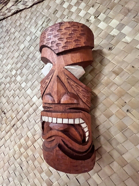 New Mini-Mask Doug Horne Designed Cockeyed Tiki Mask by Smokin' Tikis Hawaii