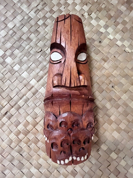 New Mini-Mask, Moai Skull Pile Tiki Mask by Smokin' Tikis Hawaii