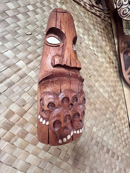 New Mini-Mask, Moai Skull Pile Tiki Mask by Smokin' Tikis Hawaii