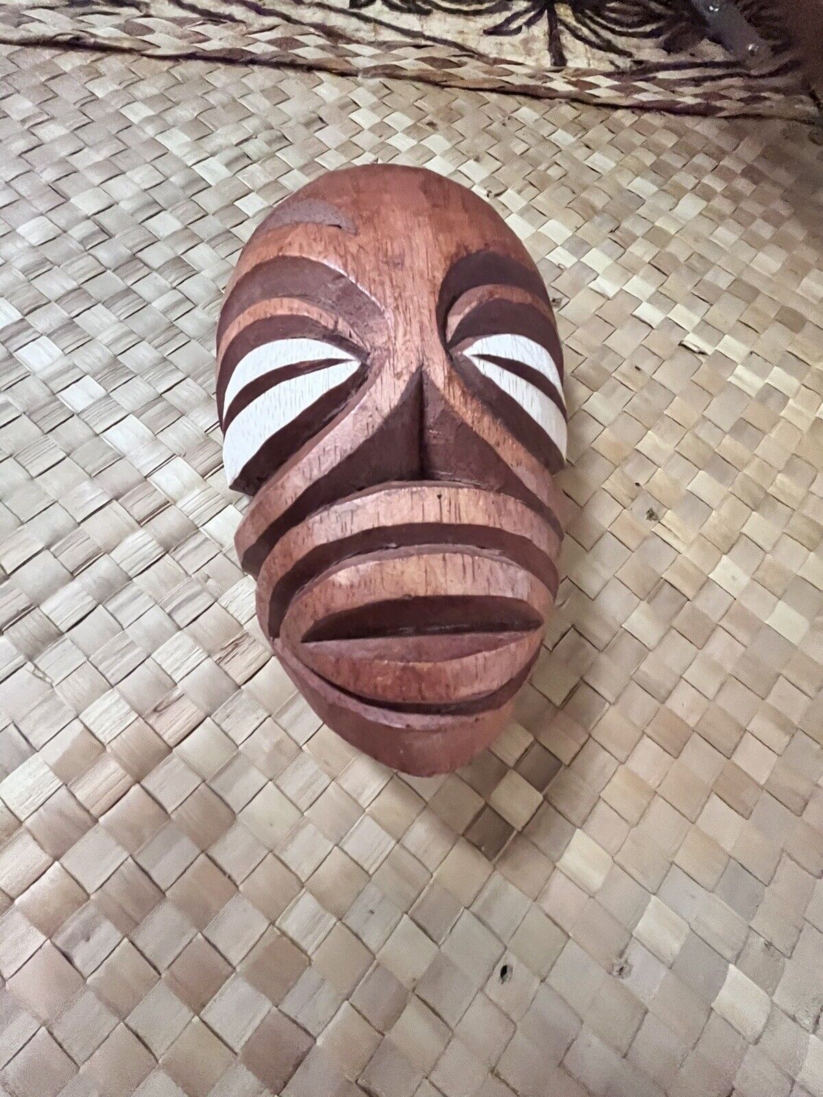 Mini Fiji Tiki Mask by Smokin' Tikis Hawaii