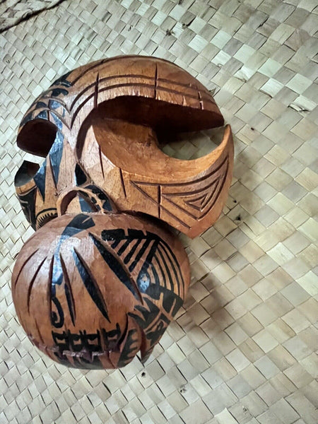 New Tattooed Monkey Skull Mini-Mask Doug Horne Designed by Smokin' Tikis