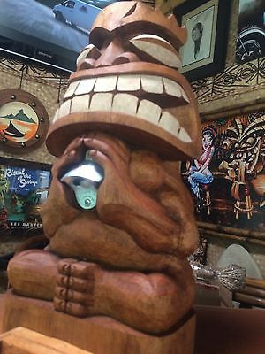 NEW Tiki Bottle Opener bar not mug Hawaii Smokin Tikis