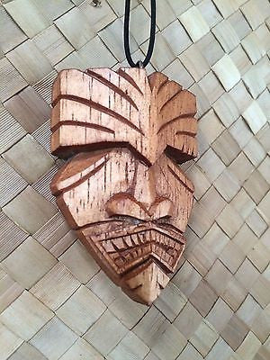 NEW Swampy Tiki Mask Pendant necklace bar not a mug Hawaii Smokin Tikis