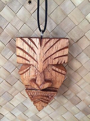 NEW Swampy Tiki Mask Pendant necklace bar not a mug Hawaii Smokin Tikis