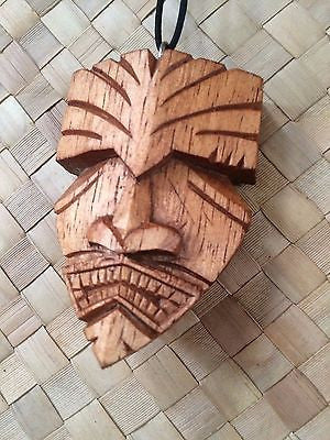 NEW Swampy Tiki Mask Pendant necklace bar not a mug Hawaii Smokin Tikis