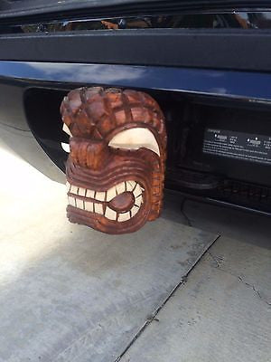 NEW Traditional Hawaiian KU Trailer Hitch receiver insert Hawaii Smokin Tikis