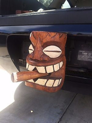 NEW Cigar Smoking Trailer Hitch receiver insert Hawaii Smokin Tikis