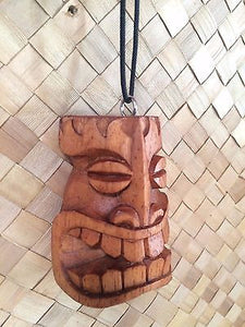 NEW Tiki Mask Pendant necklace bar not a mug Hawaii Smokin Tikis