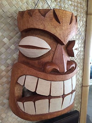 NEW Tiki Mask / Sconce bar not a mug Hawaii Smokin Tikis