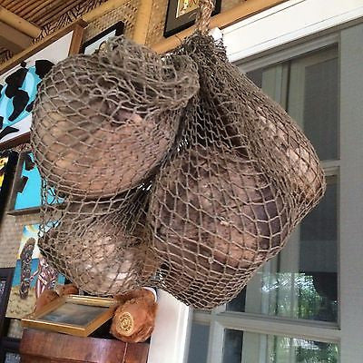 New Fishnet Sack of Coconuts Smokin Tikis Hawaii tiki bar mug decor  M27a