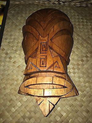 New Marquesan Tiki Mask by Doug Horne and Smokin' Tikis Hawaii 1211f