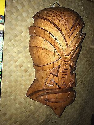 New Marquesan Tiki Mask by Doug Horne and Smokin' Tikis Hawaii 1211f