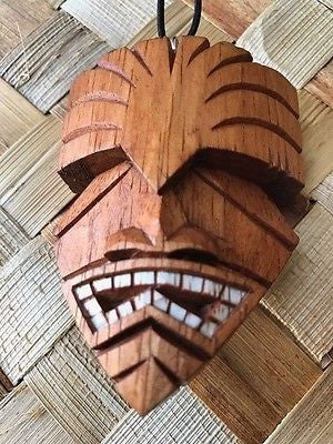 New 3" Swampy Tiki Christmas Ornament / Pendant Wood Hawaii