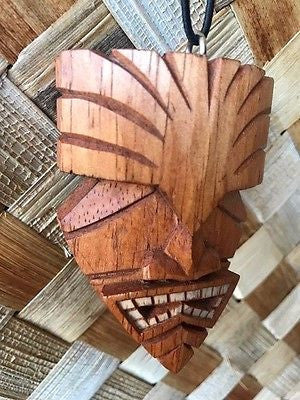 New 3" Swampy Tiki Christmas Ornament / Pendant Wood Hawaii