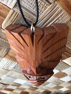 New 3" Swampy Tiki Christmas Ornament / Pendant Wood Hawaii