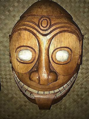 New PNG style Tiki Mask Smokin' Tikis Hawaii 1211f